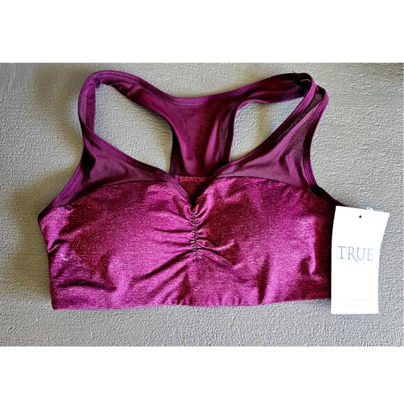 True & Co Bra Alice + Easy Fit Pullover Merlot Bra, Item 80140, Sz Small - Picture 1 of 5